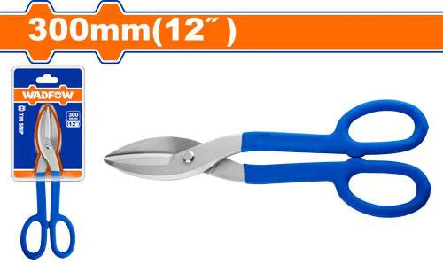 WADFOW 12 Inch Tin Snip Heavy Duty Sheet Metal Plate Cutter Straight Pattern Tinsnips WAS4412 Wadfow